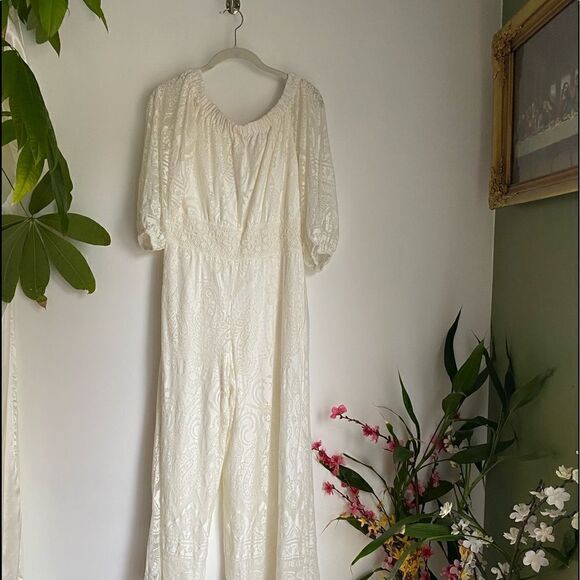 Farm Rio Elliot Off-the-Shoulder Jumpsuit - Picture 4 of 6